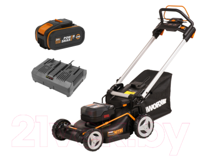 Газонокосилка электрическая Worx WG749E- фото8