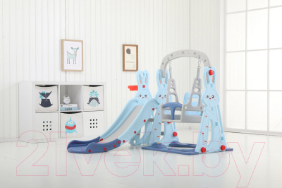 Горка-комплекс Perfetto Sport Зайчонок / PS-042-М- фото2