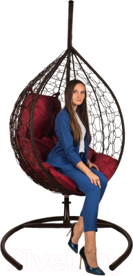 Кресло подвесное BiGarden Tropica Brown- фото2