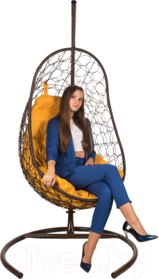 Кресло подвесное BiGarden Easy Brown- фото4