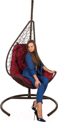 Кресло подвесное BiGarden Wind Brown- фото2