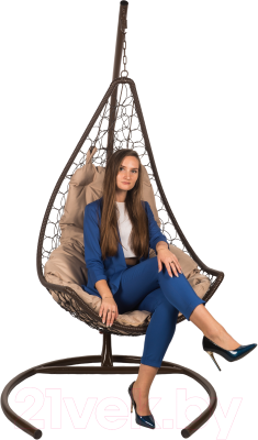 Кресло подвесное BiGarden Wind Brown- фото2