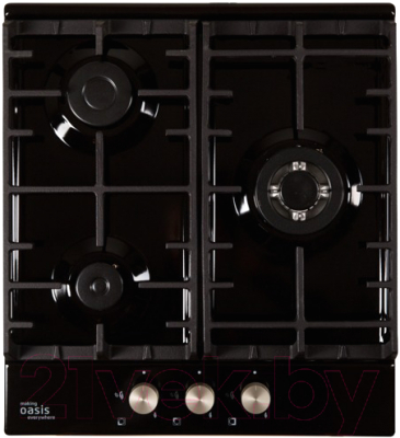 Газовая варочная панель Making Oasis Everywhere P-3MBT (B) - фото