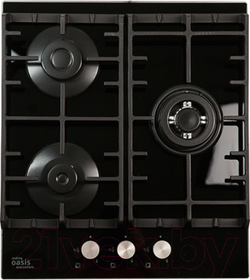 Газовая варочная панель Making Oasis Everywhere P-3GBT (B)- фото