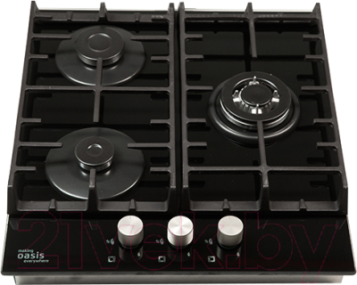 Газовая варочная панель Making Oasis Everywhere P-3GBT (B)- фото4
