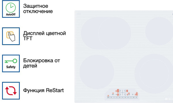 Электрическая варочная панель Bosch PKN652FP2E- фото4