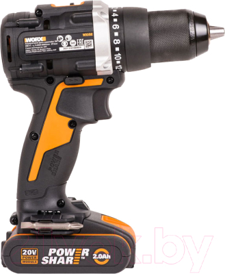 Аккумуляторная дрель-шуруповерт Worx WX102 (кейс)- фото2