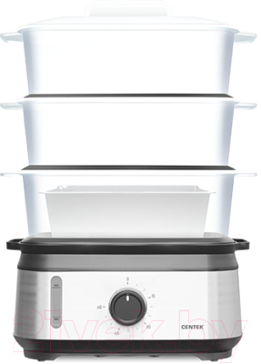 Пароварка стационарная Centek CT-1458 (хром)