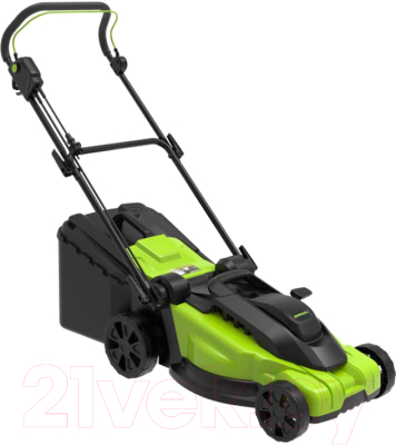 Газонокосилка электрическая Greenworks 2000Вт- фото2