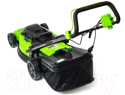 Газонокосилка электрическая Greenworks 2000Вт- фото3