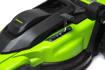 Газонокосилка электрическая Greenworks 2000Вт- фото6