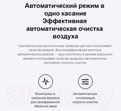 Очиститель воздуха Xiaomi Smart Air Purifier 4 EU / BHR5096GL/AC-M16-SC- фото5