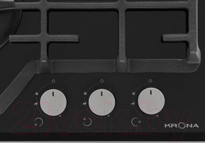 Газовая варочная панель Krona Corniola 45 BL / КА-00001439- фото4