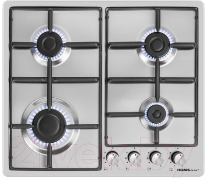 Газовая варочная панель HOMSair HGS643S- фото