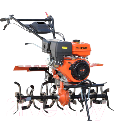 Мотокультиватор бензиновый Skiper SP-1400S + колеса 19х7-8- фото