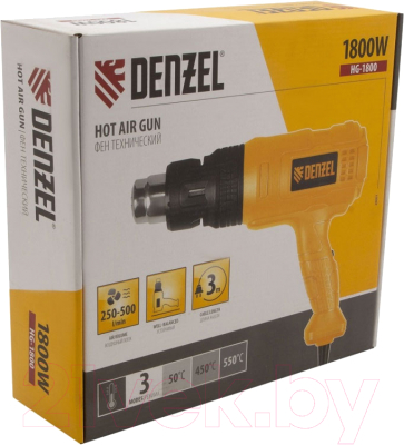 Строительный фен Denzel HG-1800- фото7