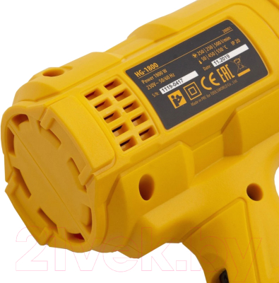 Строительный фен Denzel HG-1800- фото8
