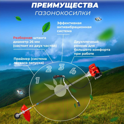 Триммер бензиновый Eco Power GTP-250S EC1515-3- фото7