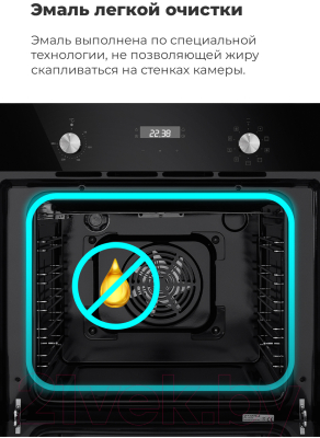 Электрический духовой шкаф Maunfeld EOEC.564TB- фото10