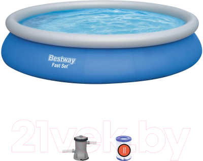Надувной бассейн Bestway Fast Set 57313- фото2