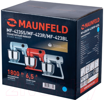 Миксер стационарный Maunfeld MF-423SS- фото3