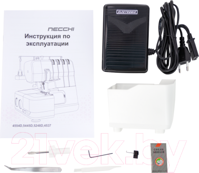 Оверлок Necchi 4537D- фото8, картинка8 Оверлок Necchi 4537D- фото8