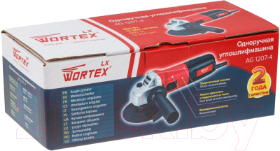 Угловая шлифовальная машина Wortex LX AG 1207-4 0329086- фото8