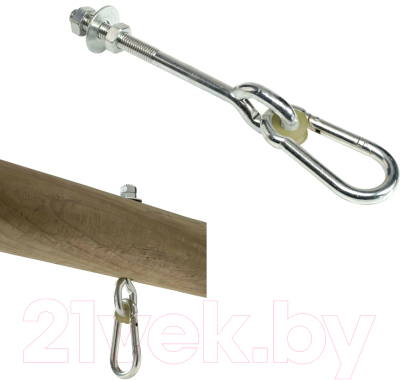 Подвес для детских качелей KBT Сквозной тип O М10 120мм / 811.002.012.001- фото2