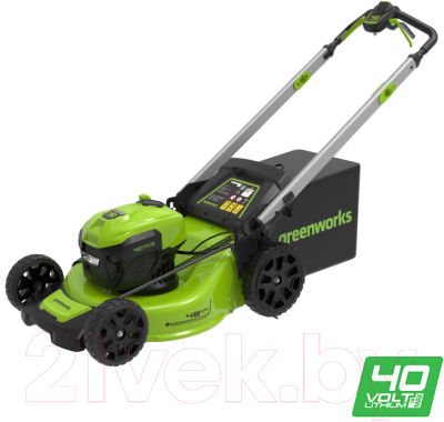 Газонокосилка электрическая Greenworks GD40LM48SP- фото2