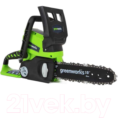 Электропила цепная Greenworks G24CS25K2 24V 25см / 2007707UA- фото6