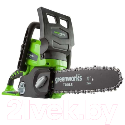 Электропила цепная Greenworks G24CS25K2 24V 25см / 2007707UA- фото8