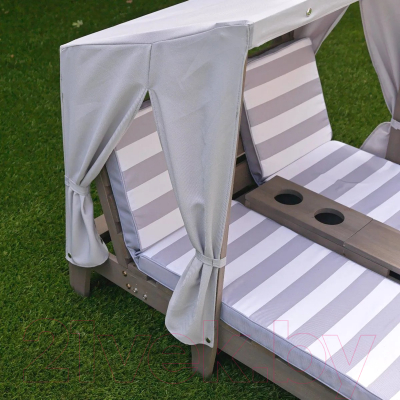 Шезлонг KidKraft Для двоих с тентом / 20044_KE- фото6