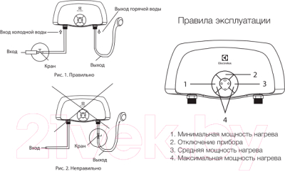 Проточный водонагреватель Electrolux Smartfix 2.0 TS- фото5