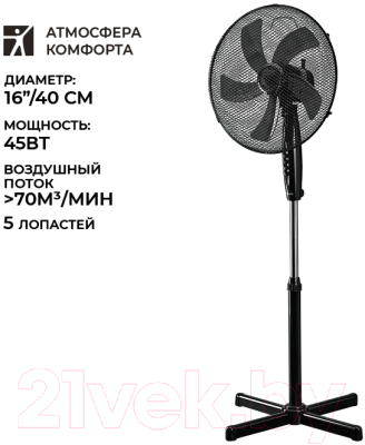 Вентилятор Timberk T-SF1602- фото5