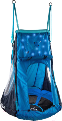 Качели Hudora 90 с палаткой Cosmos LED / 72151- фото