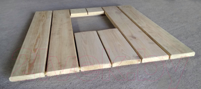 Дачный туалет ИМпласт 0.95x0.95м- фото4