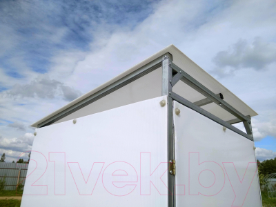 Дачный туалет ИМпласт 0.95x0.95м- фото6