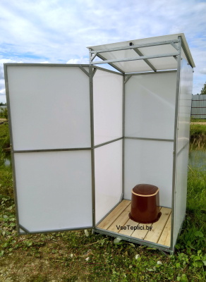 Дачный туалет ИМпласт 0.95x0.95м- фото7