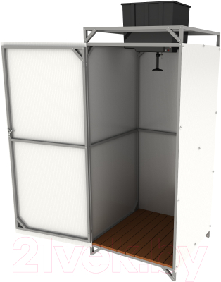 Душ для дачи ИМпласт 1 0.95x0.95м- фото