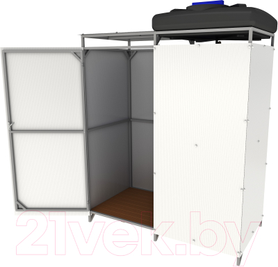 Душ для дачи ИМпласт 2 1.90x0.95м- фото