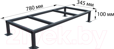 Подставка под шкаф для газового баллона Steel-expert ПШ2 50л- фото2