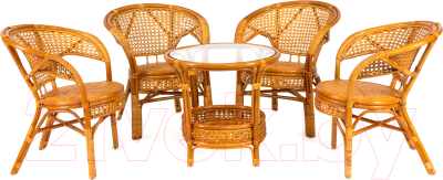 Комплект садовой мебели Tetchair Pelangi 02/15 4 кресла- фото