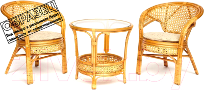 Комплект садовой мебели Tetchair Pelangi 2 кресла- фото