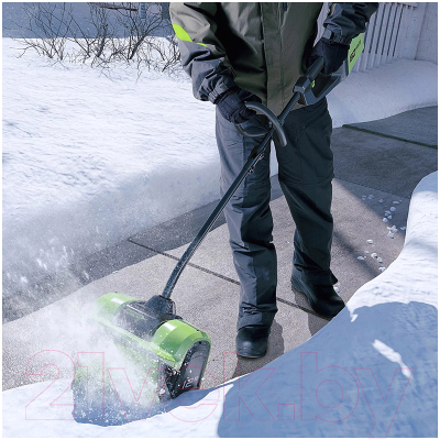 Снегоуборщик аккумуляторный Greenworks GD60SSK4 60V / 2602607UB- фото10