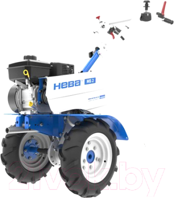 Мотоблок бензиновый Нева МБ2 МультиАГРО-ZS GB225- фото