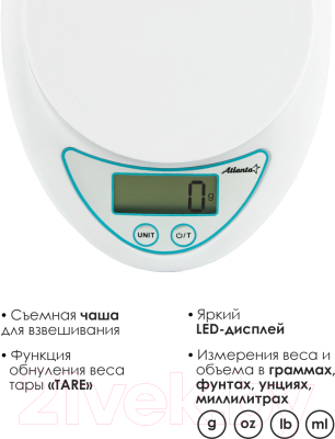 Кухонные весы Atlanta ATH-6222 - фото4