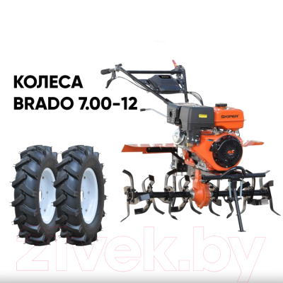 Мотокультиватор Skiper SP-1800S + колеса 7.00-12- фото2