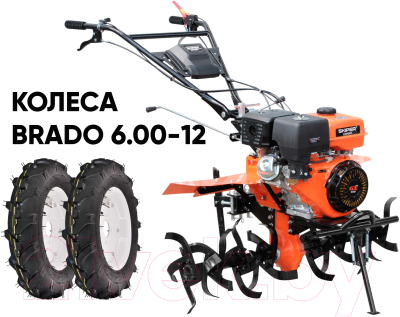 Мотоблок Skiper SP-1600SE EXPERT + колеса 6.00-12 (комплект)- фото2