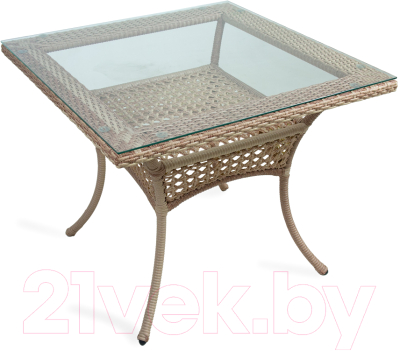Стол садовый AIKO Deco 7035П стол-3 квадратный 90x90x75- фото2