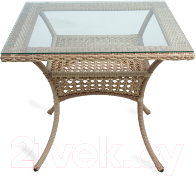 Стол садовый AIKO Deco 7035П стол-3 квадратный 90x90x75- фото4